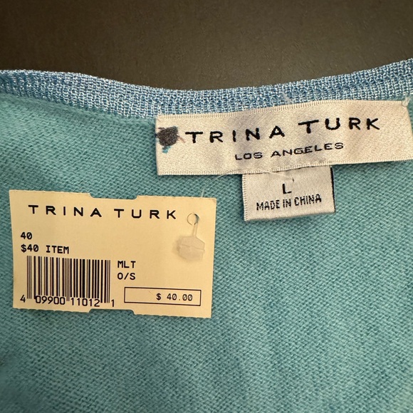 Trina Turk Cashmere Blend Open Front Cardigan - Picture 4 of 9